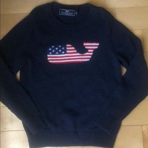 Vineyard Vines Patriotic Whale sweater